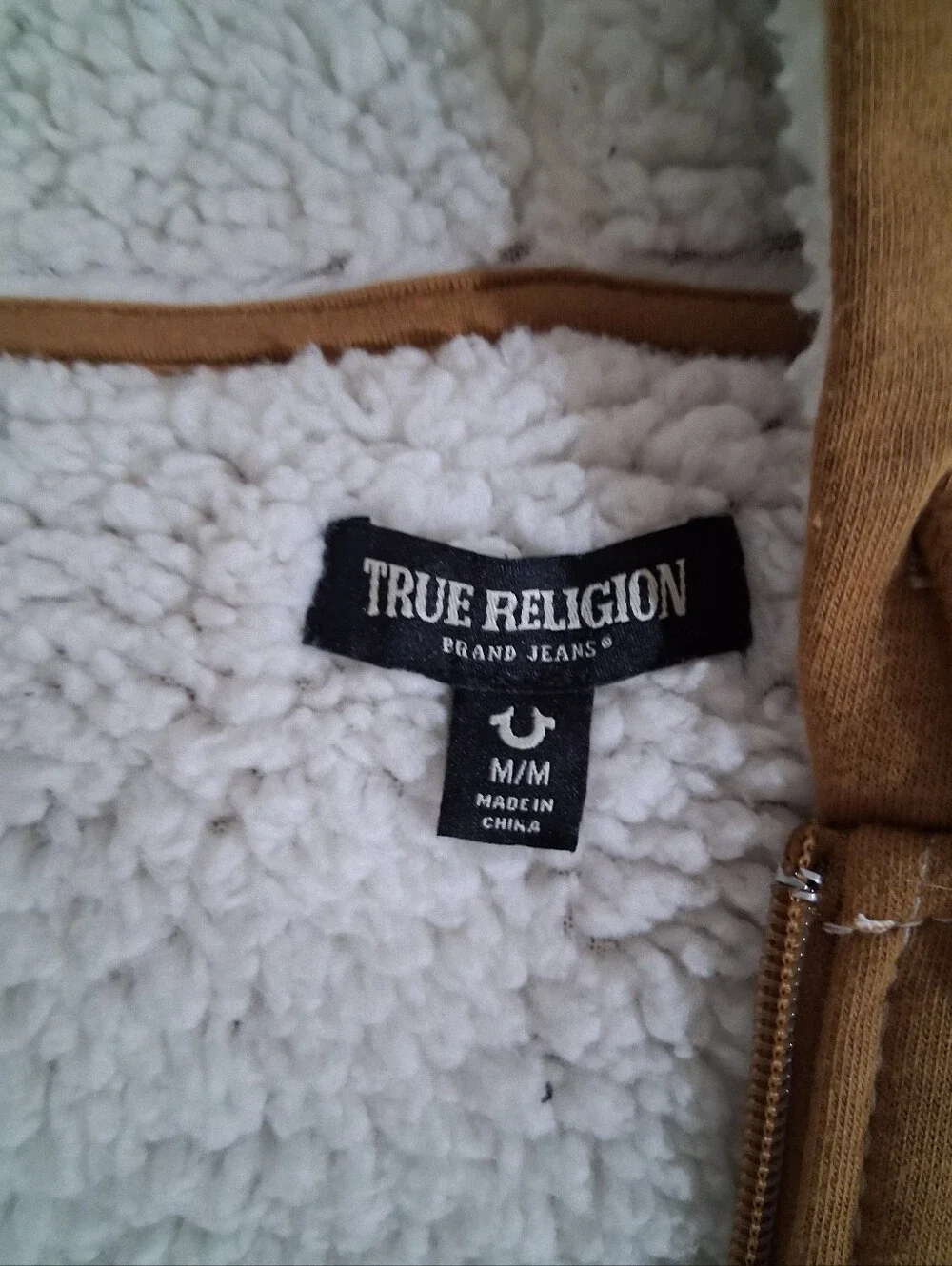 Very Gently Used True Religion Sherpa Zip-Up